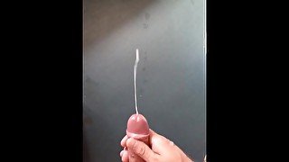 Long distance cumshot (big cumshot)