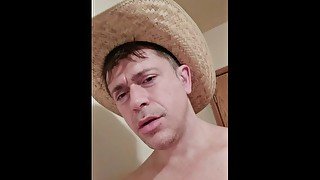 Cowboy's Sweaty Cum Show!