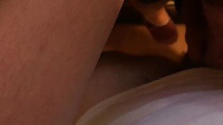 Girlfriend fucking real good for cum in mouth