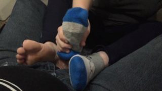 Sockjob Handjob Cum in Sock