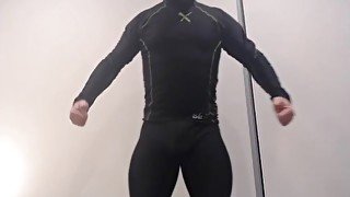 flyin in spandex compression lycra