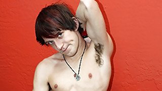 Cute Emo Boy Andy Wanks Out His Wad - Andy Kay