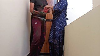 Hot indian desi village bhabhi was celebrate Holi fastival with dever on clear Hindi audio