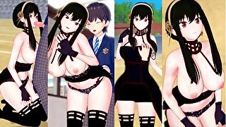 【エロゲーコイカツ！】SPYヨル・フォージャー3DCG巨乳アニメ動画[Hentai Game Koikatsu! スパイファミリー Yor Forger]