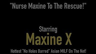 Oriental Sex Nurse Maxine X Pussy Fucks 2 Big Black Dicks!