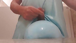 Playball Passion in Baby Blue Lingerie