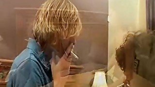 Dillon Samuels smokes and butt fucks Kyros Christian