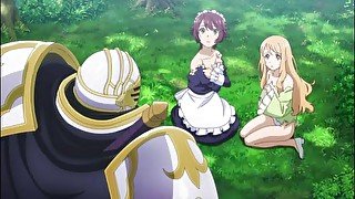 Hardcore rough sex threesome with knight in forest anime hentai uncensored cartoon