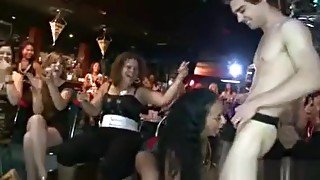 Group Of Girls Get Some Swinging Dick