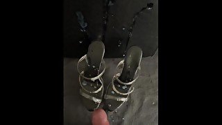 Cumplosion On Sexy Stripper Heels (Slowmotion)