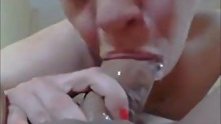 Sexy Amateur Beauty Sucking A Hard Cock