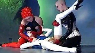 Bald Latex Fisting