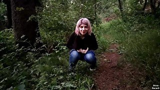 Peeing on the forest