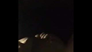 Sexxxyassshygirl69 rides bigbonnerjones in the dark