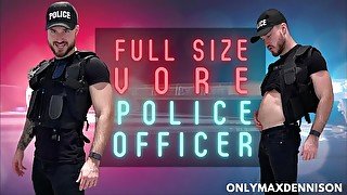 Full size vore police officer