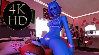 Giantess Blue Succubus Snu Snu