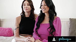 Lesbian Recruiters Have 4some With Straights To Put Them On The Right Path With Mona Azar - Teaser Video