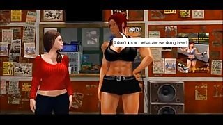 Futanari Muscle Girls 3D