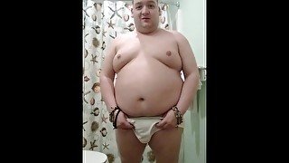 Sexy Fat Boy Shower