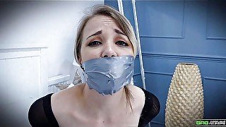 Lil Missy - pantyhose encased tape bondage