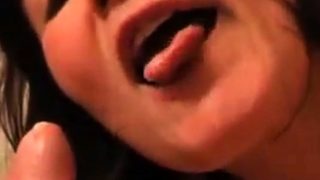 Cum in the mouth