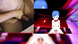 Blue hair Sexy Pussy xhatihentai Porn Game