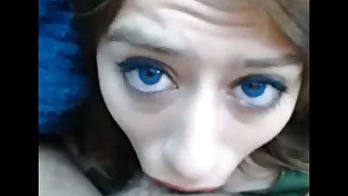 Hot Teen Webcam Slut Sucks Cock