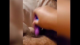 POV plus size plays with toy