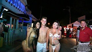 Beautiful Festival Girls Exposing Their Skin Halloween Street Party Fantasy Fest 2018 - NebraskaCoeds