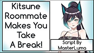 Kitsune Roommate Makes You Take A Break! Wholesome