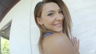 Beauteous Alexis Brill allows guy to cum inside