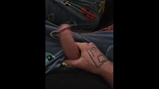 Strokin my cock in Pokemon pj's