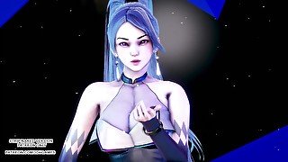 [MMD] (G)I-DLE - LATATA Kaisa Hot Kpop Dance League of Legends KDA 4K 60FPS