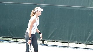 Garbine muguruza - thick ass in spandex