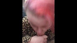 Cumhungry Slut Takes Massive Cock In Her Mouth