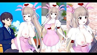 【エロゲーコイカツ！】VTuber 名取さな3DCG巨乳アニメ動画(バーチャルYoutuber)[Hentai Game Koikatsu! Natori Sana(Anime 3DCG Video)