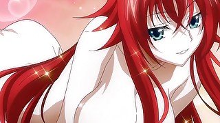 Rias welcomes her new servant - hentai JOI