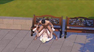 Sims 4 - Gay Fucking In The Park