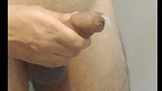 My Uncut cock Thick Cum load