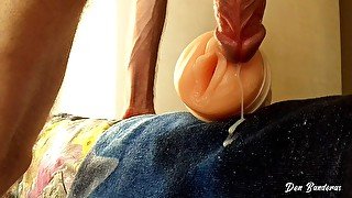 Loud Guy Can't Stop Moaning - Fucking Fleshlight