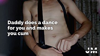 HOMEMADE - Daddy dances for you and moves his ass until you cum