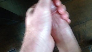 Throbbing dick close-up HD