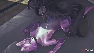 Sexy pink cat Furry Yaoi sex