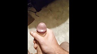 Bathroom Quickie BIG CUMSHOT