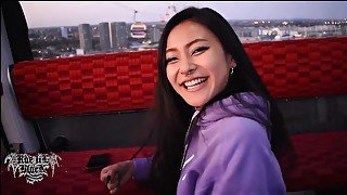 Asian lil rae rae b4 she fucked up her face - POV oral sex