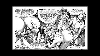 Masterpiece of Bondage Sex Orgy Comic