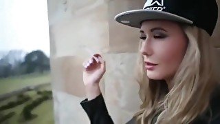 Sammi Tye smoking (JS)