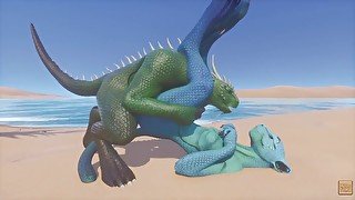 Wild Life / Scalie Porn on the Beach