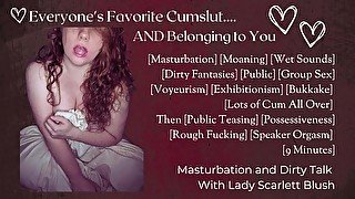 [F4M] Ramblefap Audio - Everyone's Favorite Cumslut or Yours? - Real Masturbation & Dirty Talk