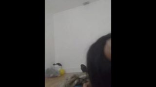 Hood thot sucking dick